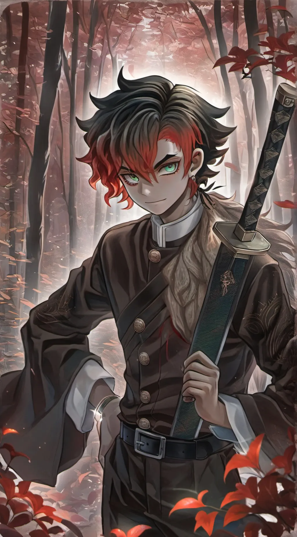 ai character: Tanjiro background