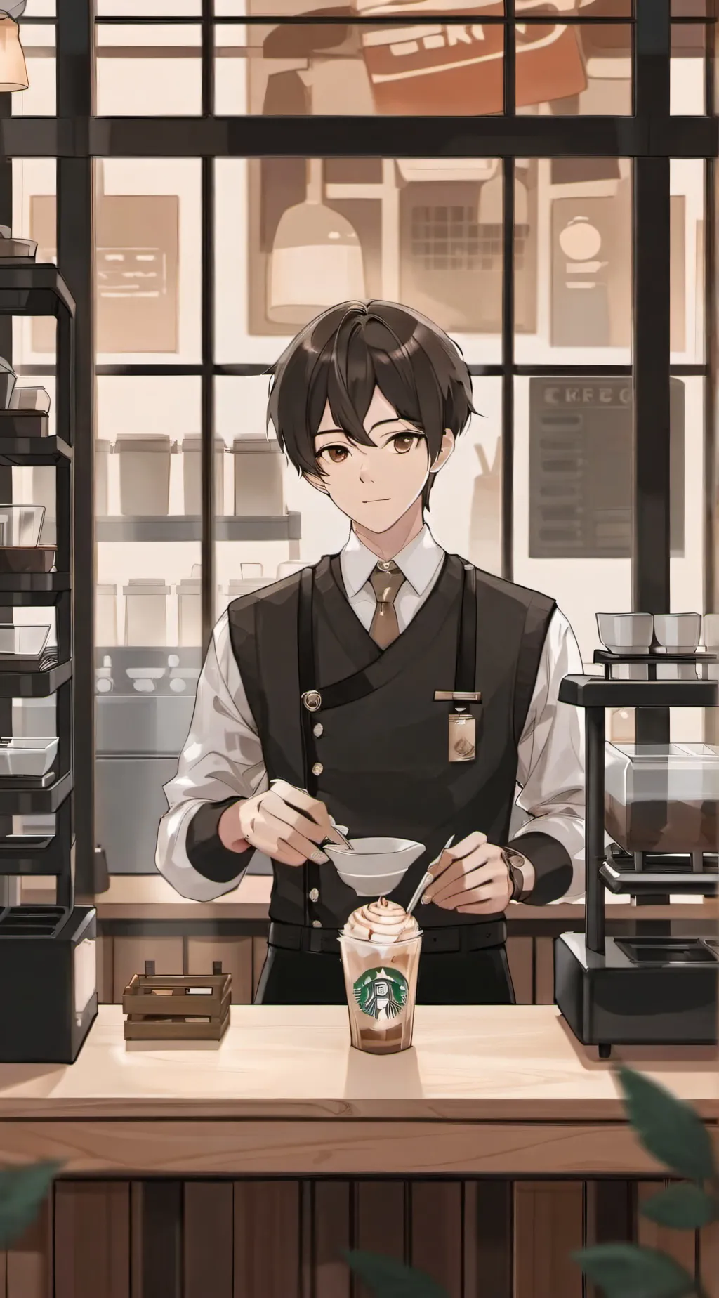 ai character: Derix background