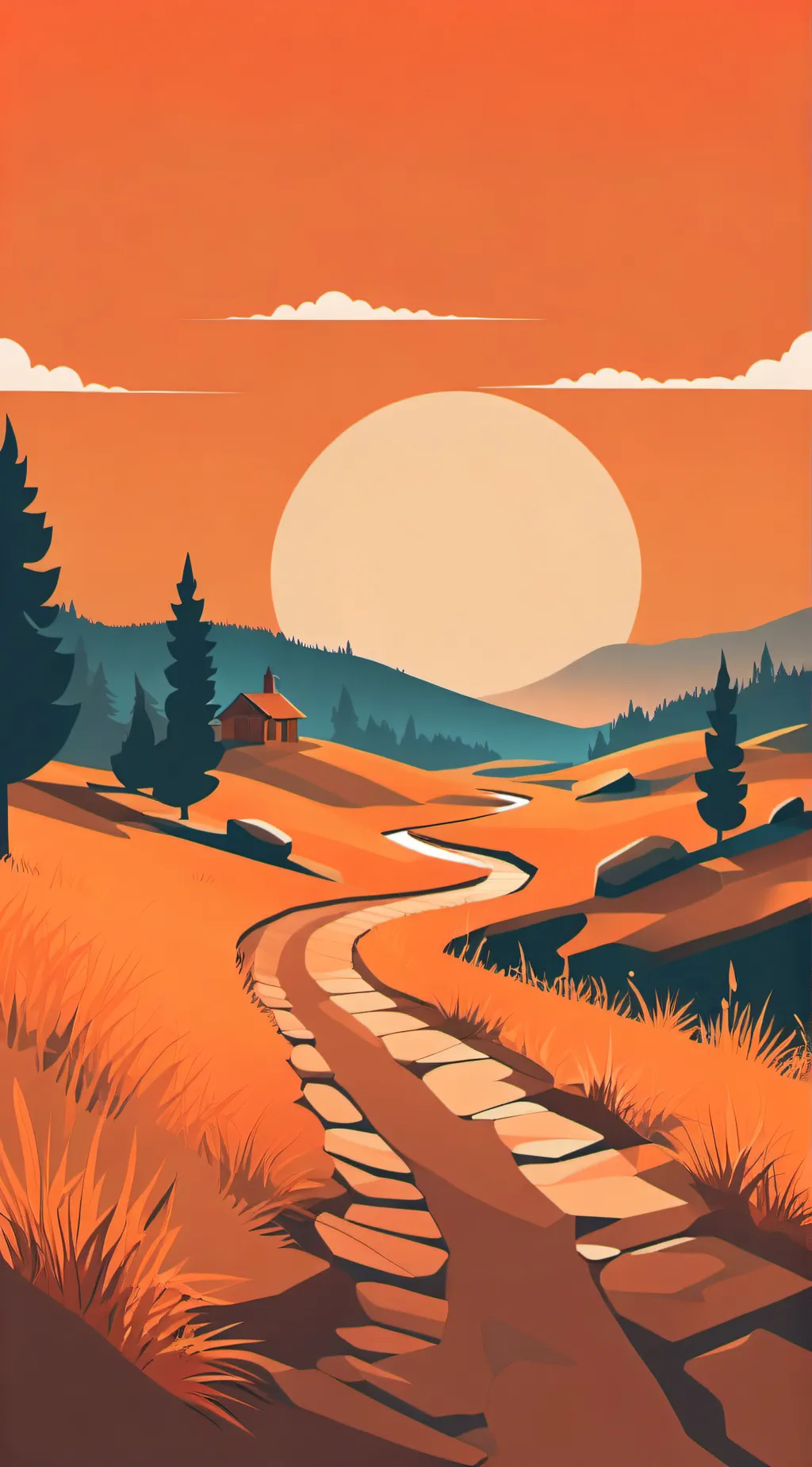 ai character: Grass background