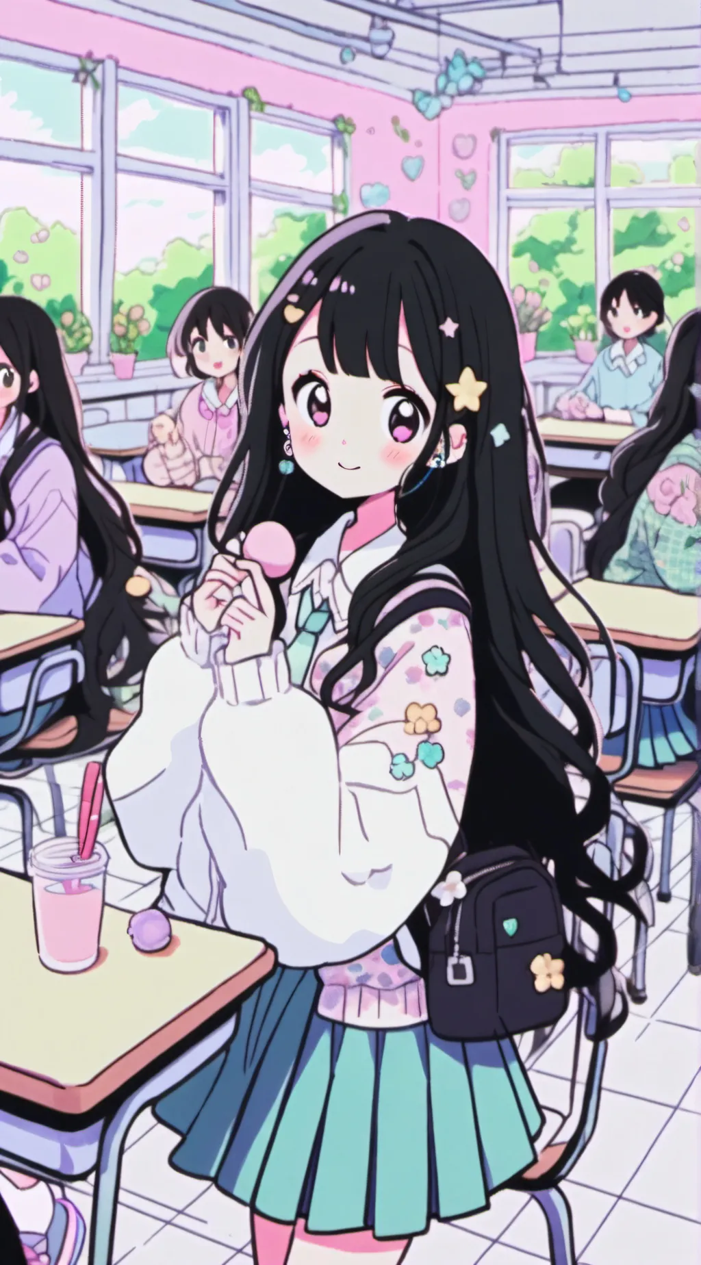 ai character: MHAA💅 background