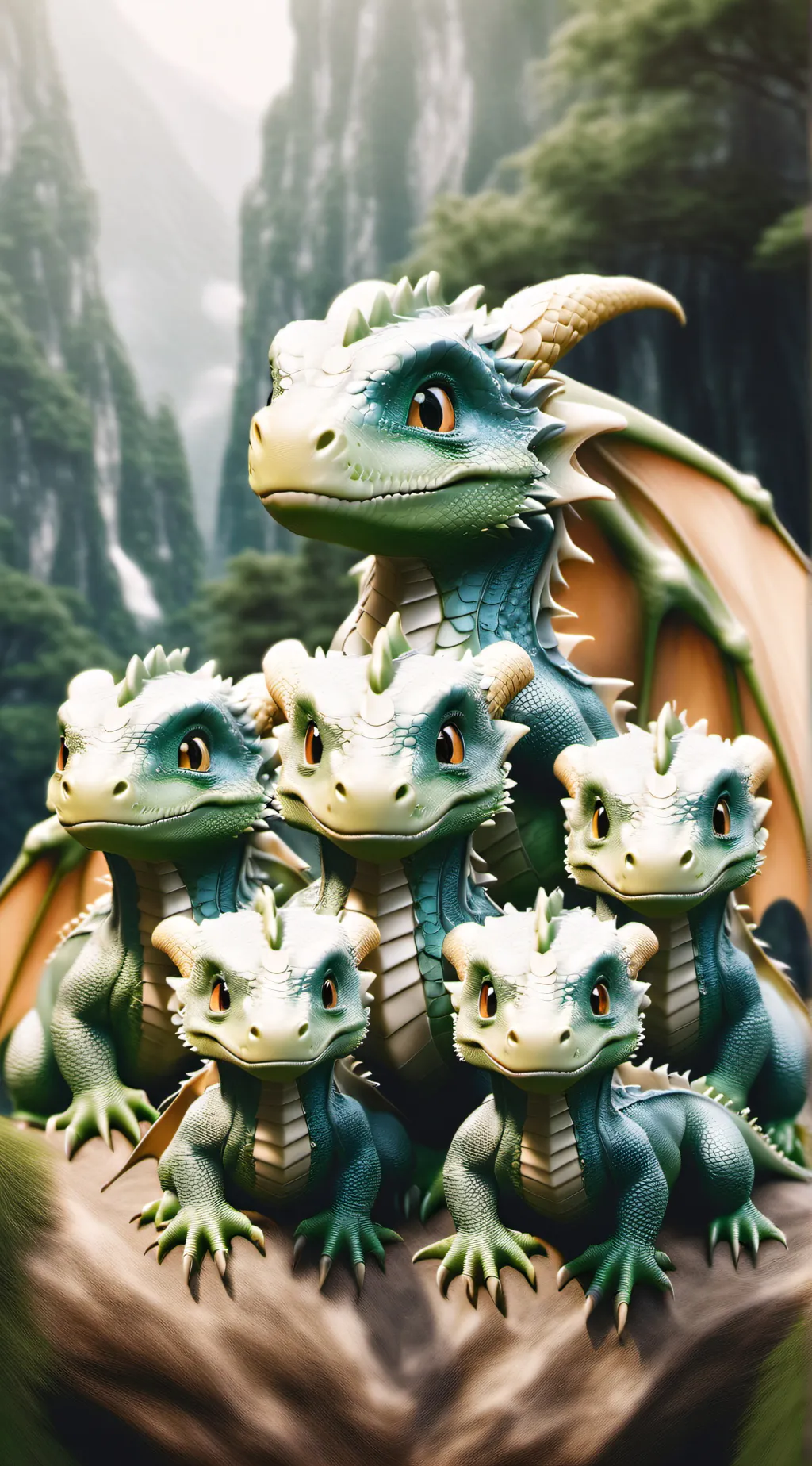 ai character: Dragon background