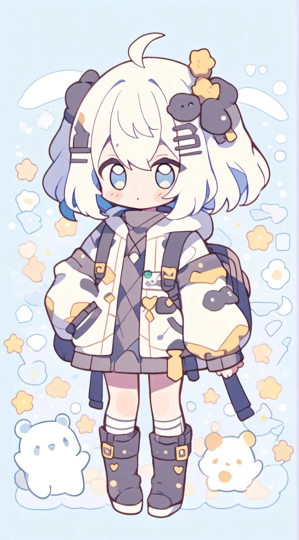 ai character: Lilly background