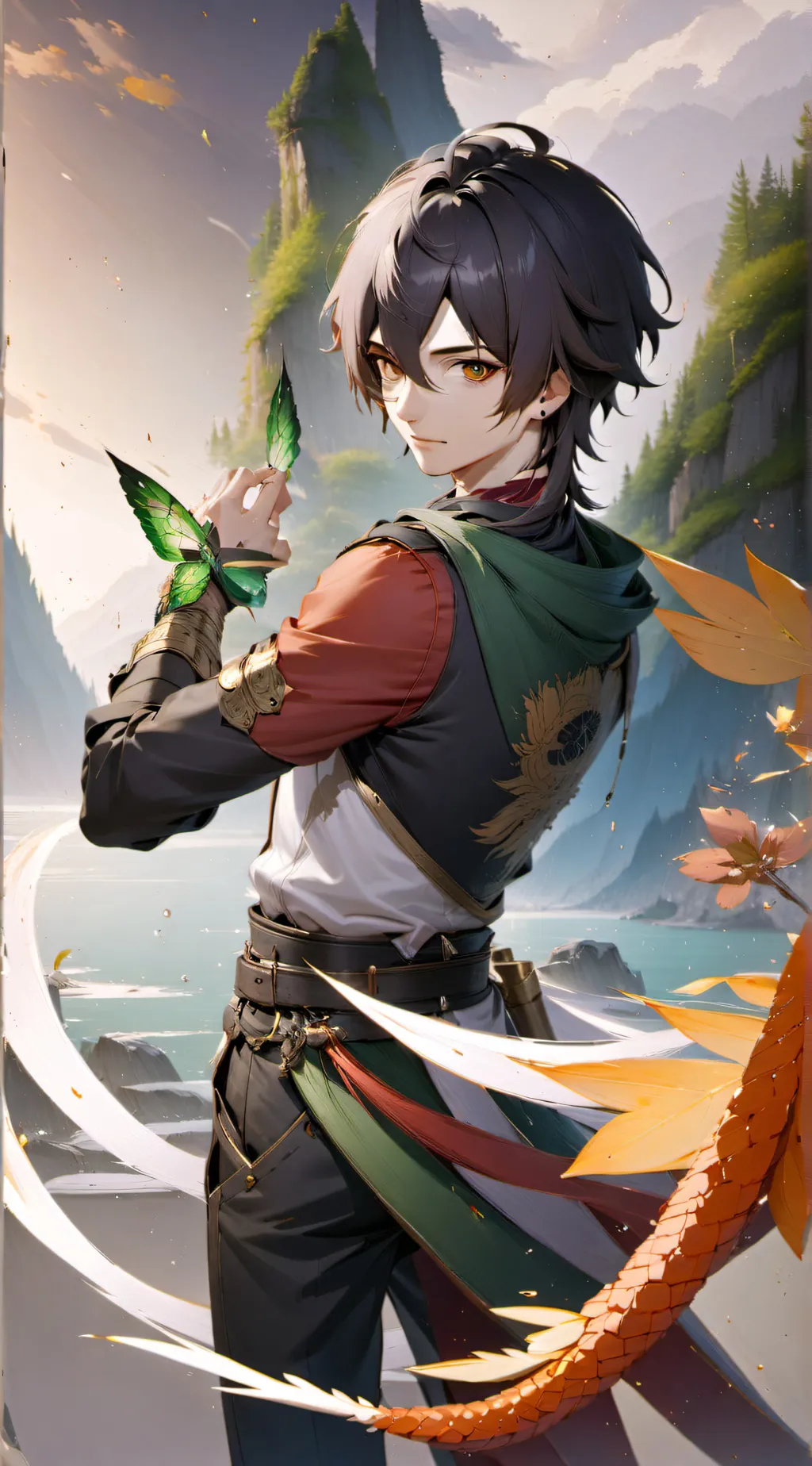 ai character: Kuro background