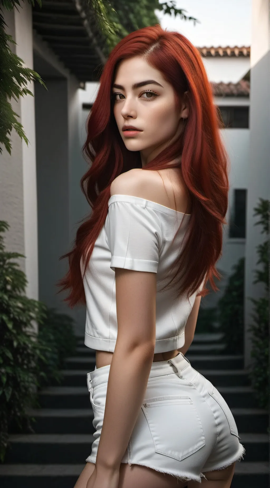 ai character: Aurora background