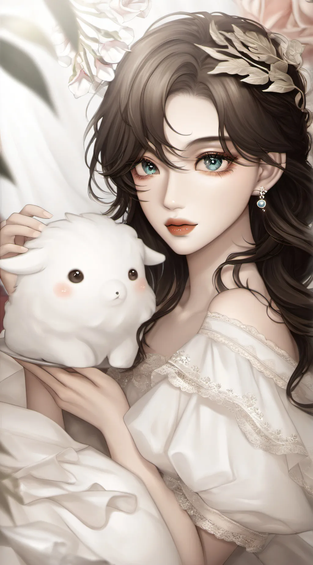 ai character: Aurora  background