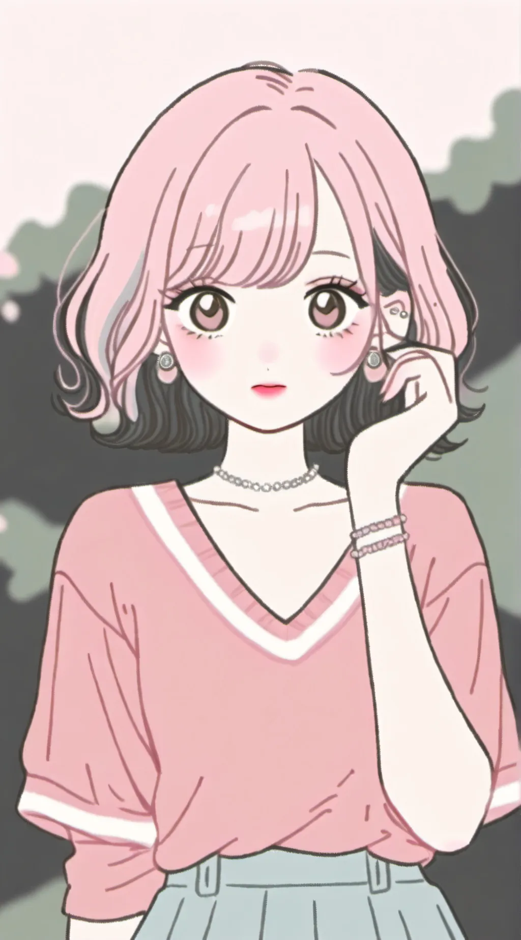 ai character: pinki (challenge) background