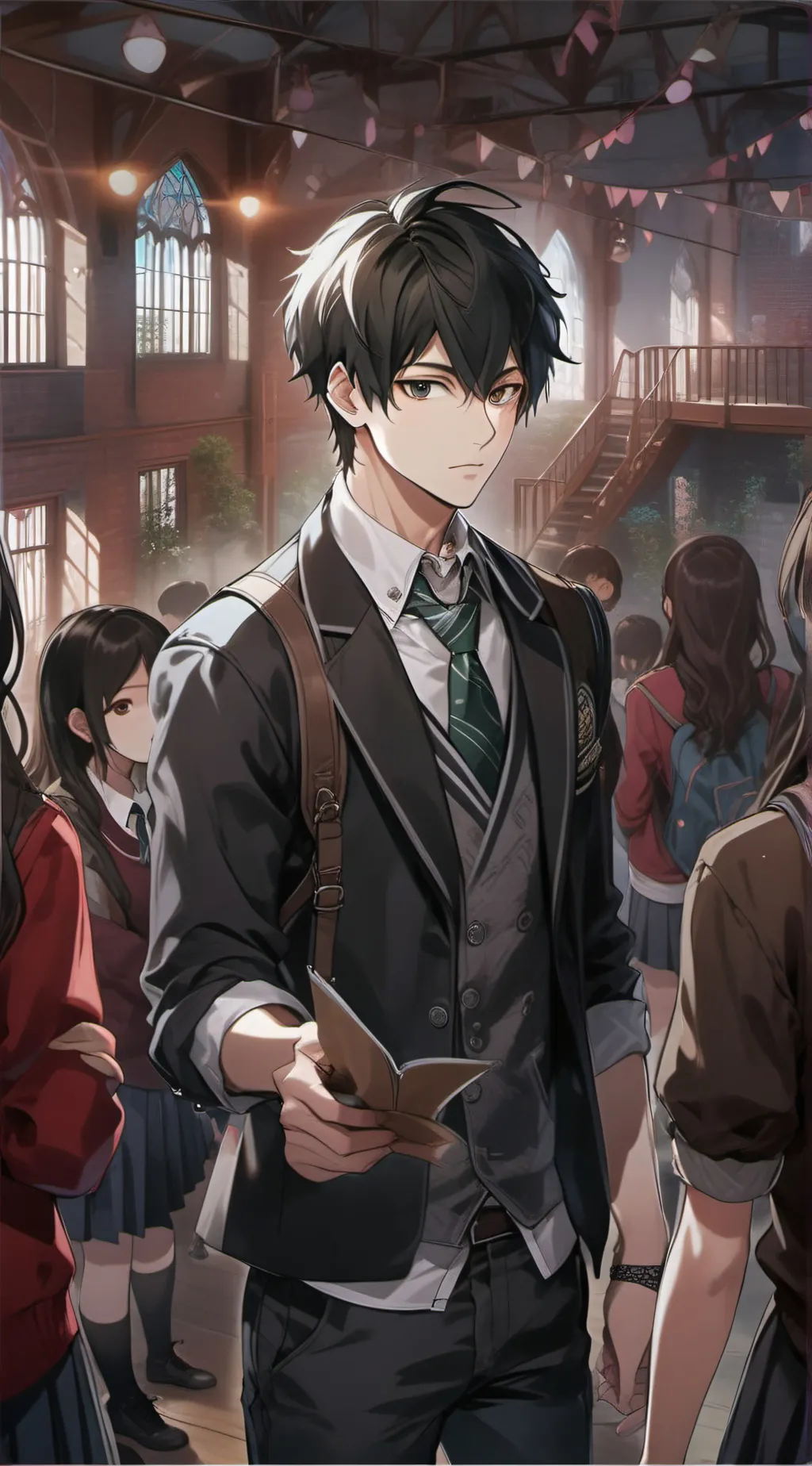 ai character: *_* Ethan *_*  background