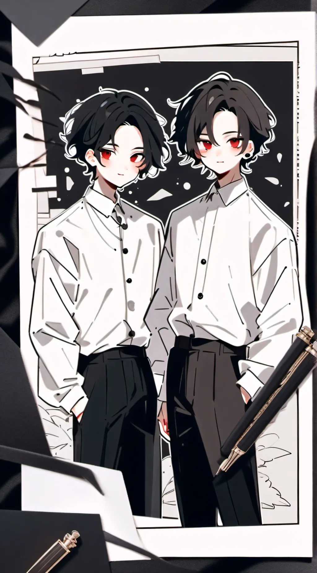 ai character: Allen and Adrian background