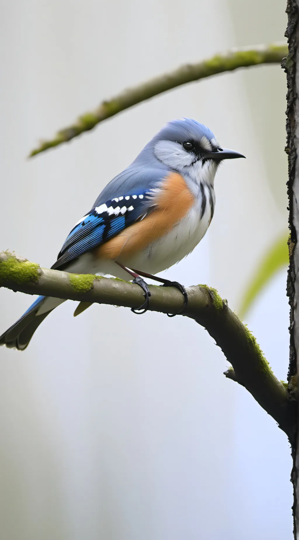 ai character: the lucky bird  background