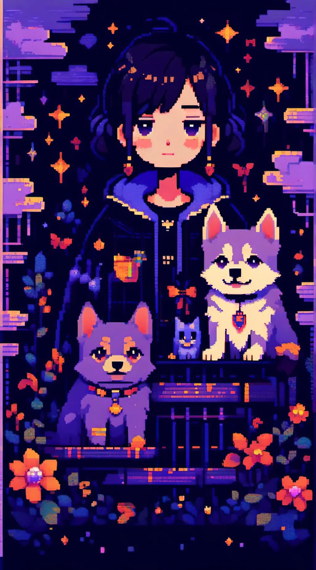 ai character: 𝔇𝔬𝔤𝔡𝔞𝔶 catna background