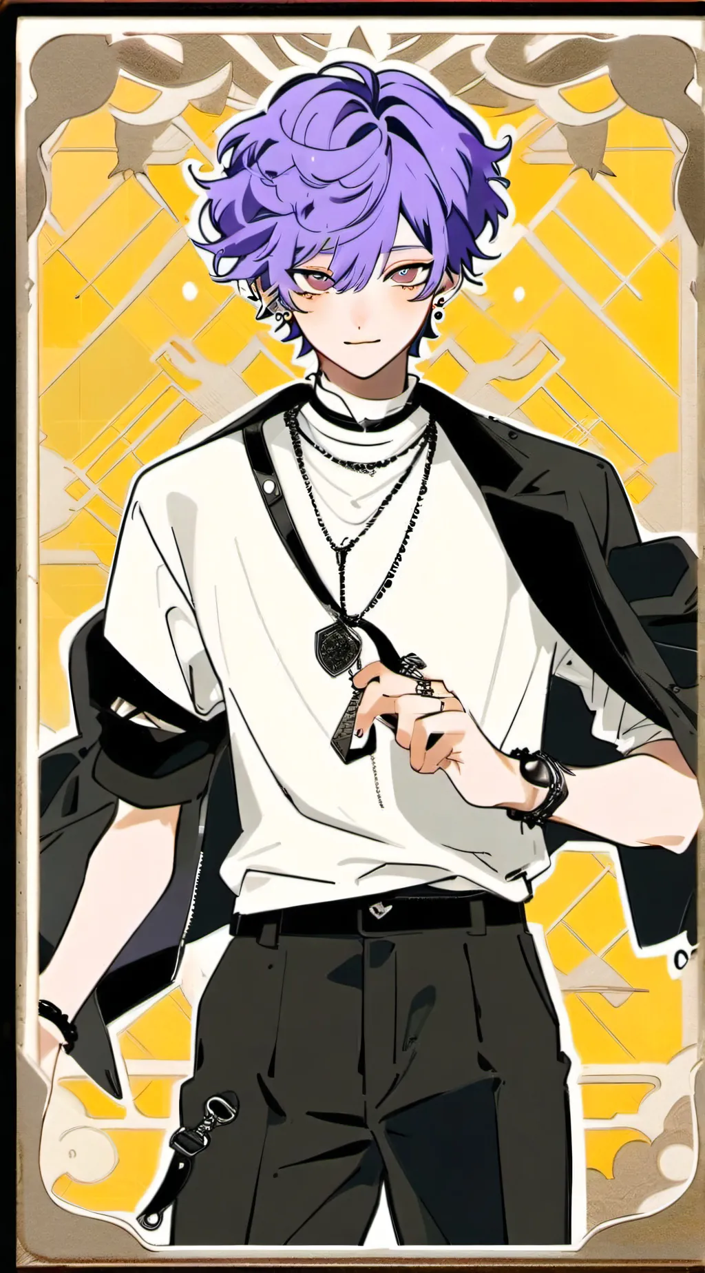 ai character: lion background