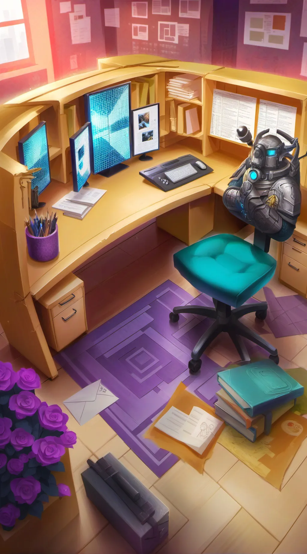 ai character: Hb (my second one) background