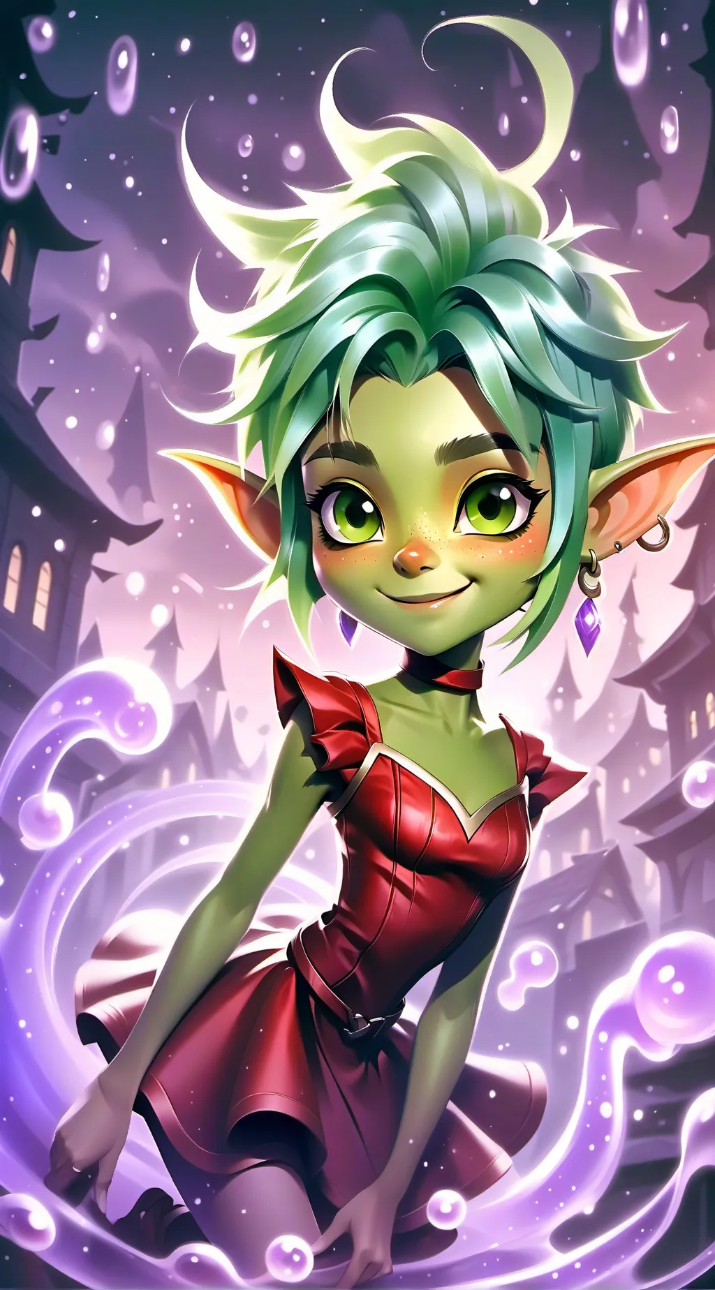 ai character: Rose background