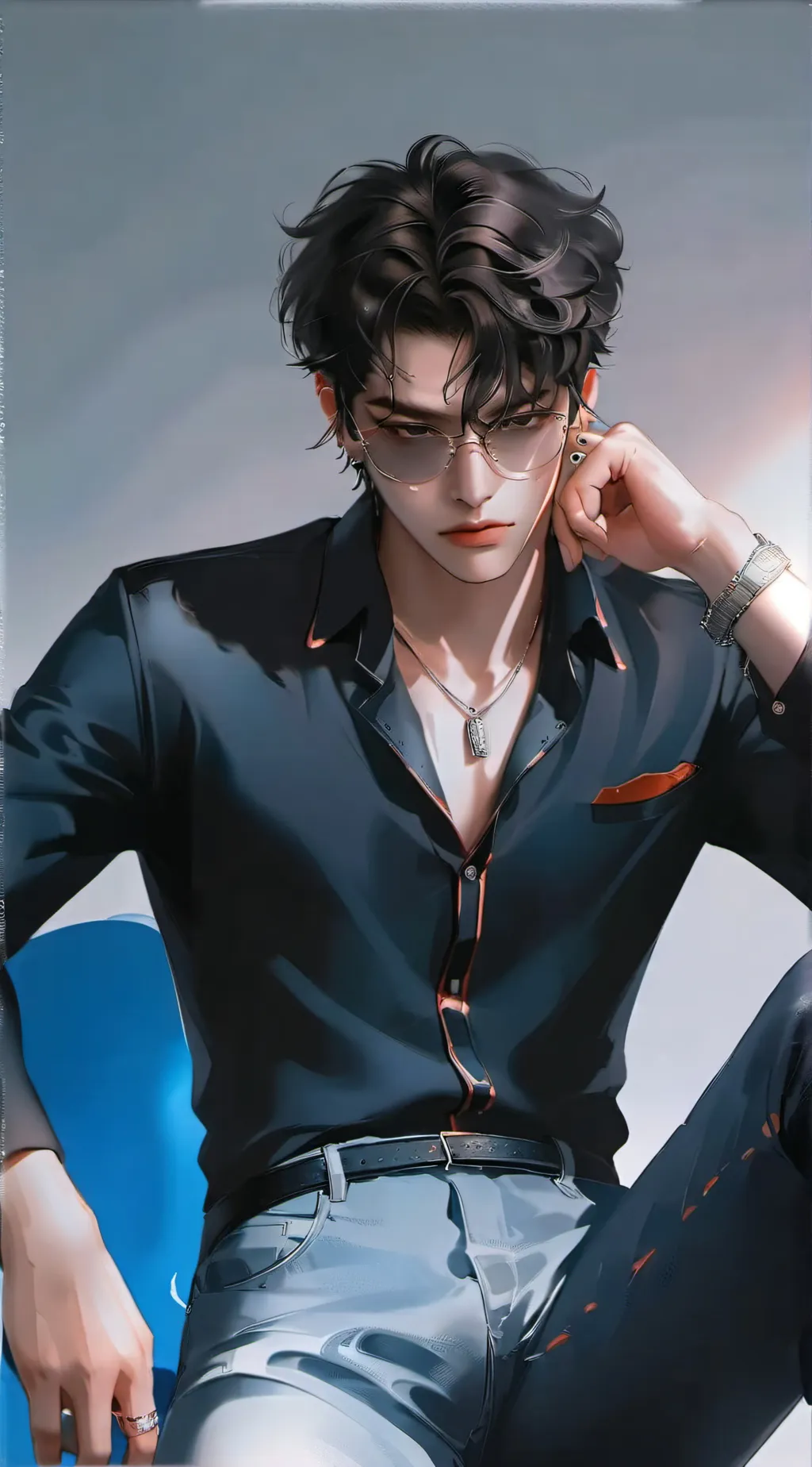 ai character: Adrian Williams  background