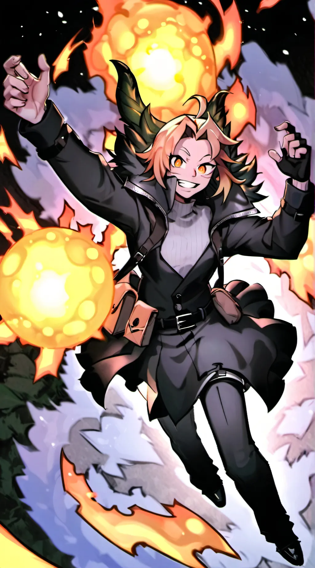 ai character: Denki background