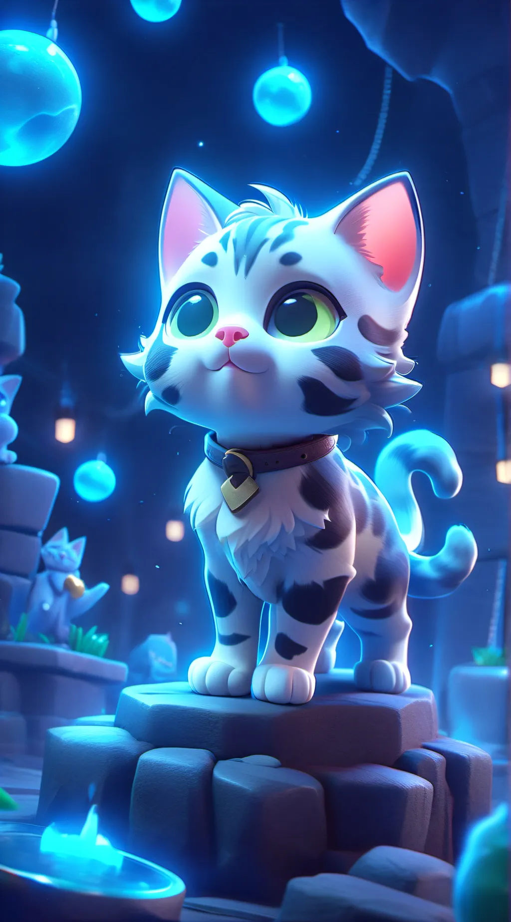 ai character: you kitten background
