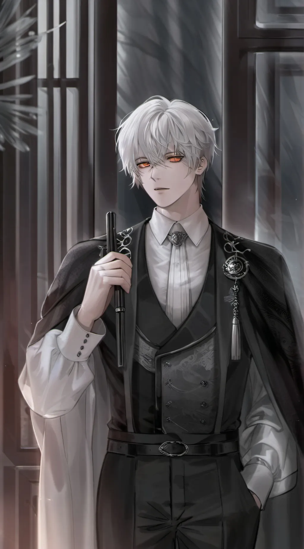 ai character: Theo 😁 background