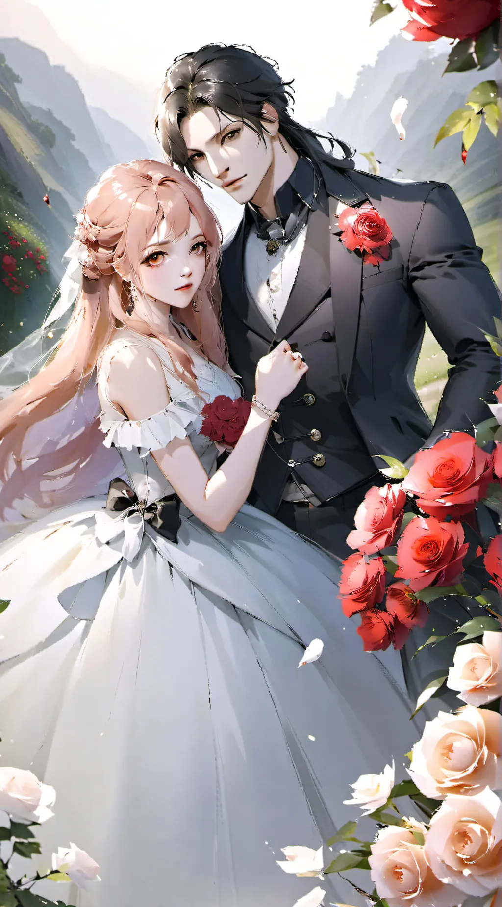 ai character: Steven et Mia background