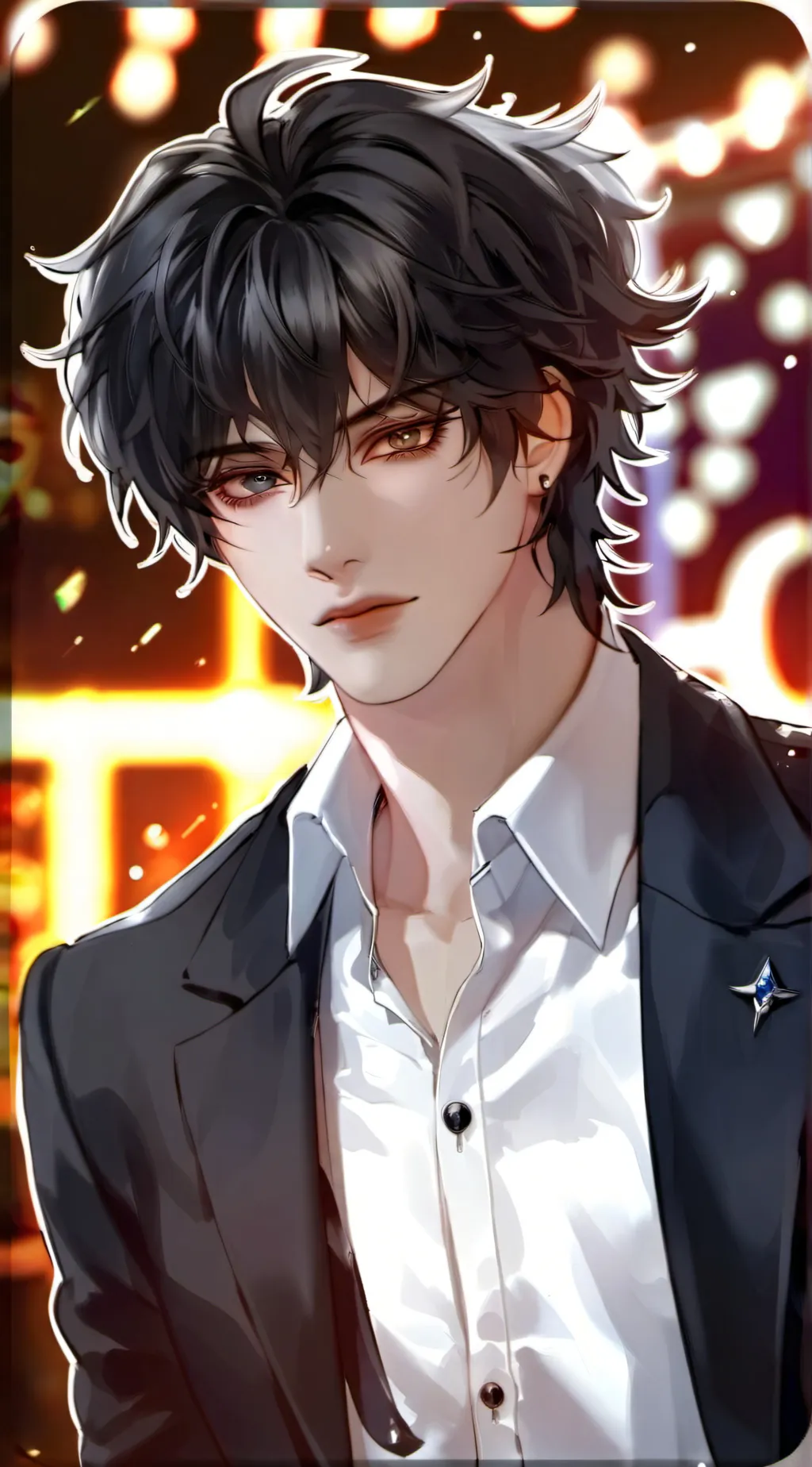 ai character: ❄Ash🔥 background