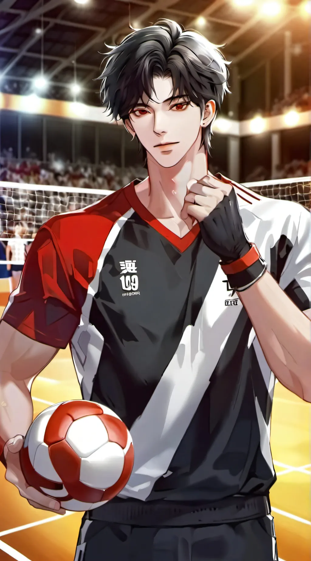 ai character: Volleyball 🏐  background