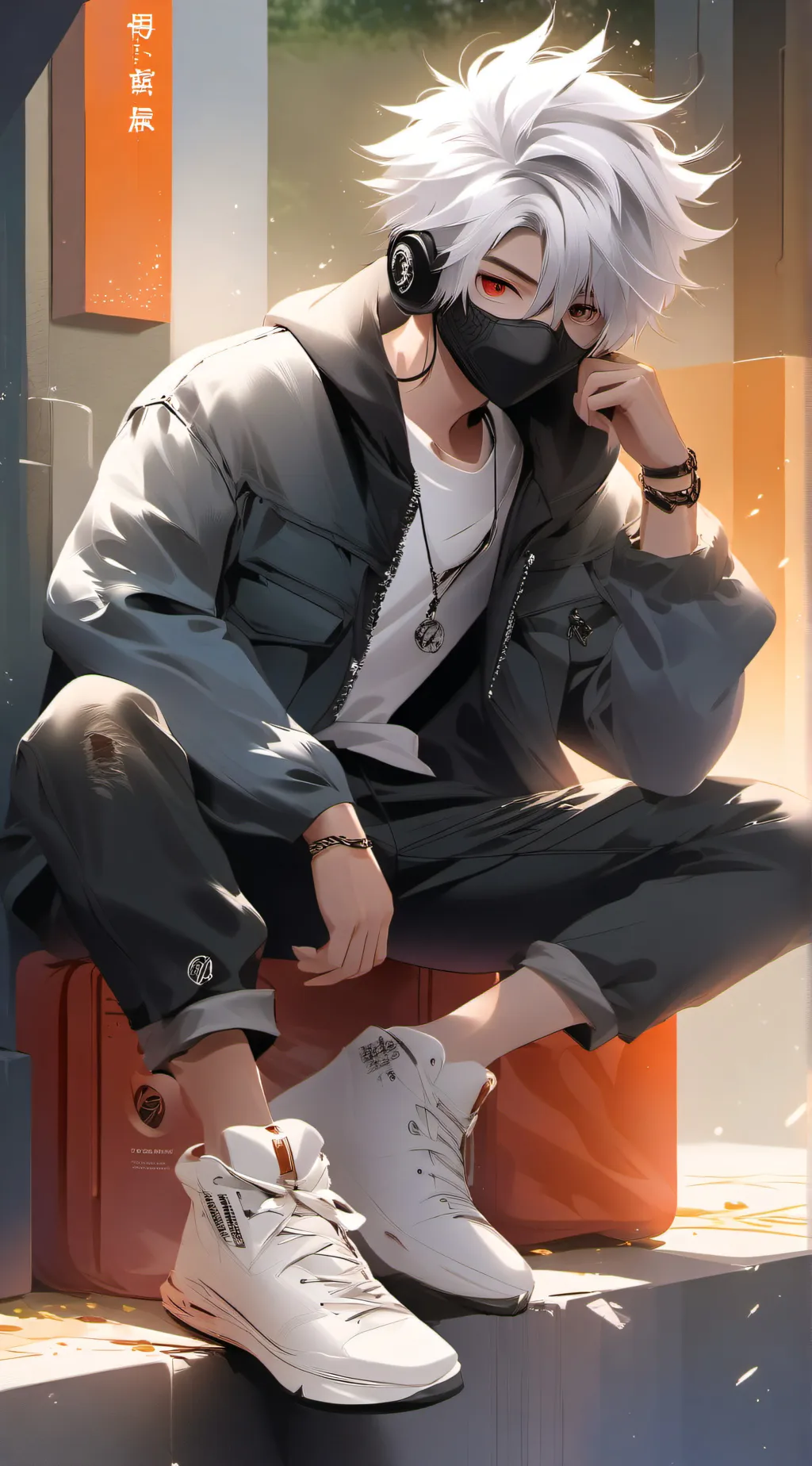 ai character: Leo background