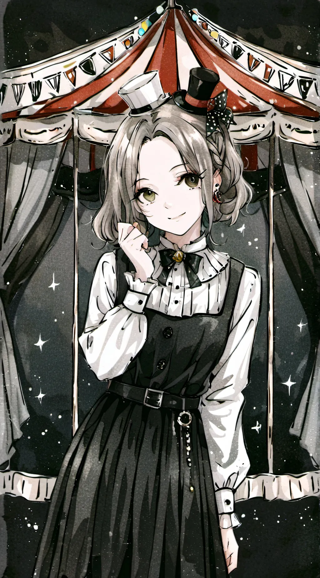 ai character: The circus  background