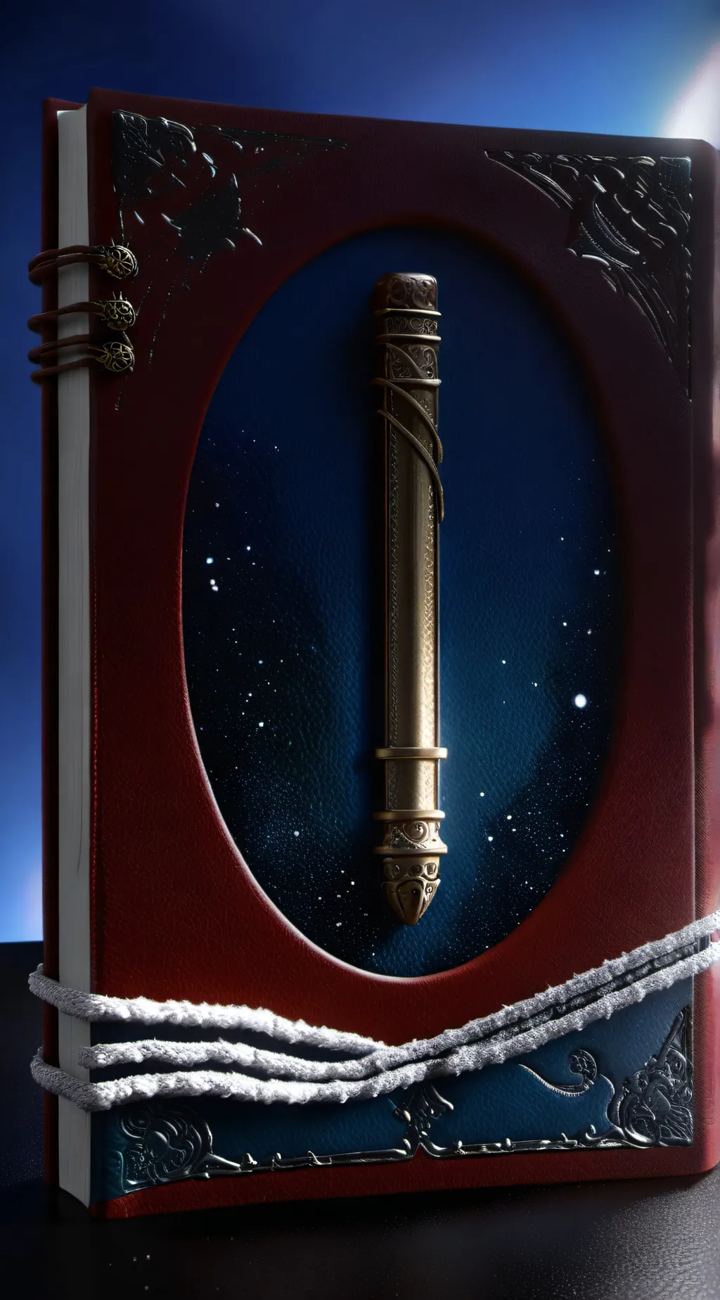 ai character: magic poem journal background