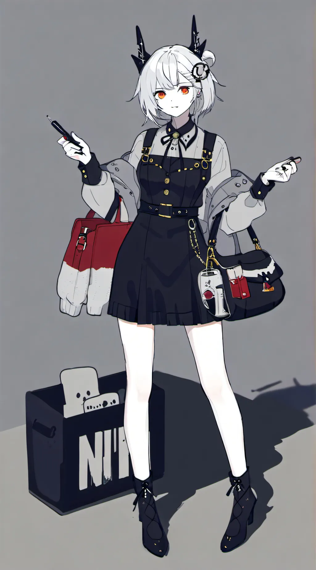 ai character: Mélanie  background