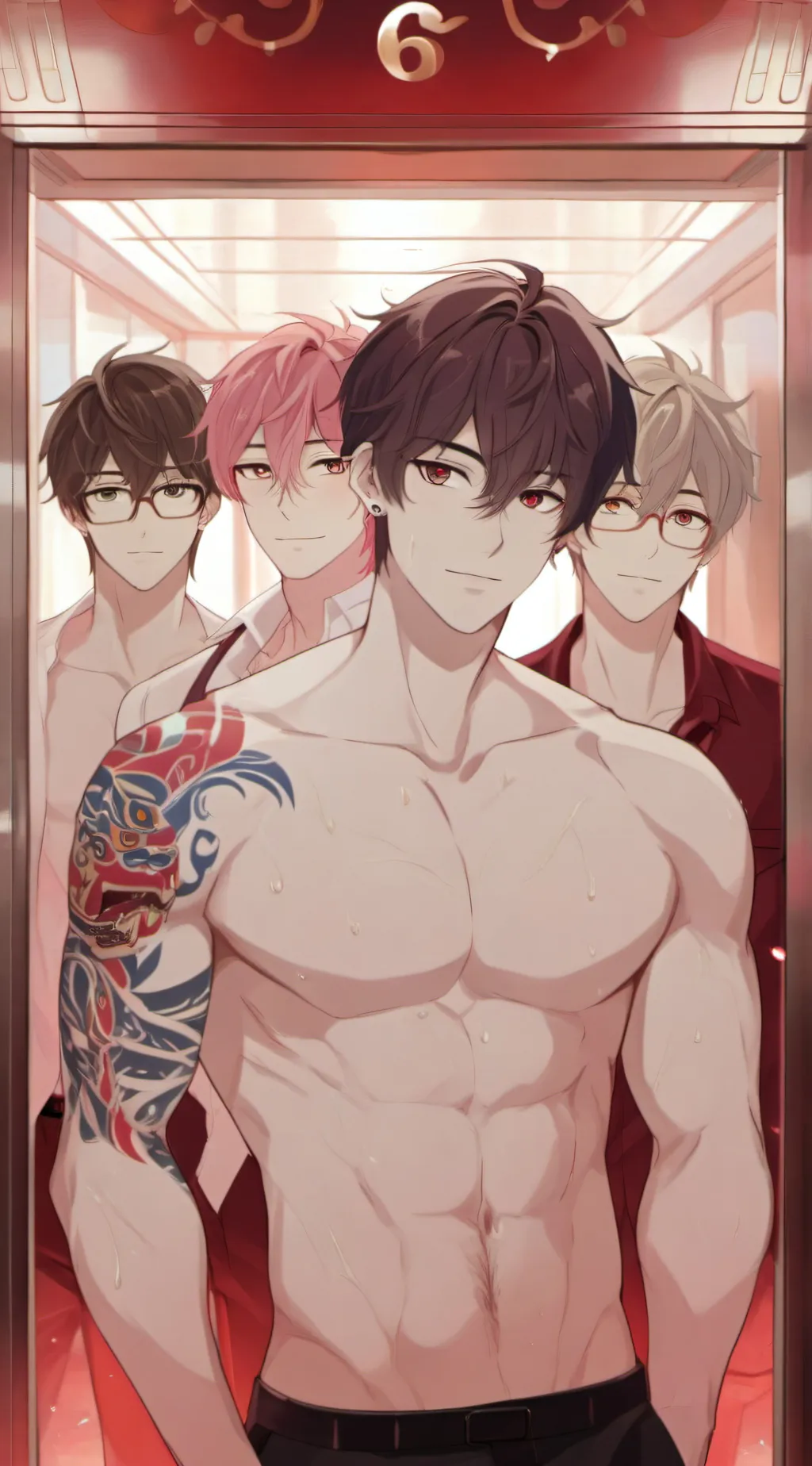 ai character: os 4 garotos background