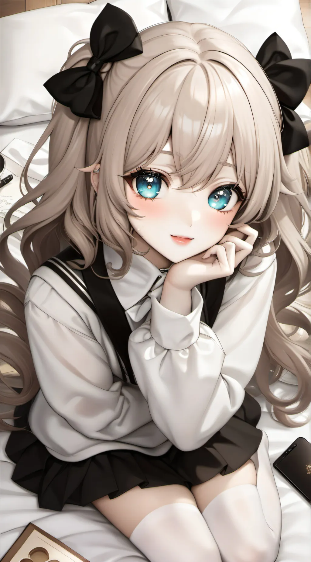 ai character: High school  background