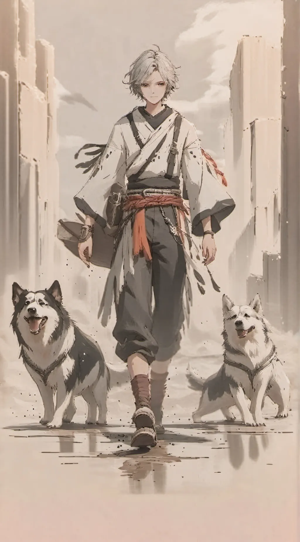 ai character: ISAAC  background