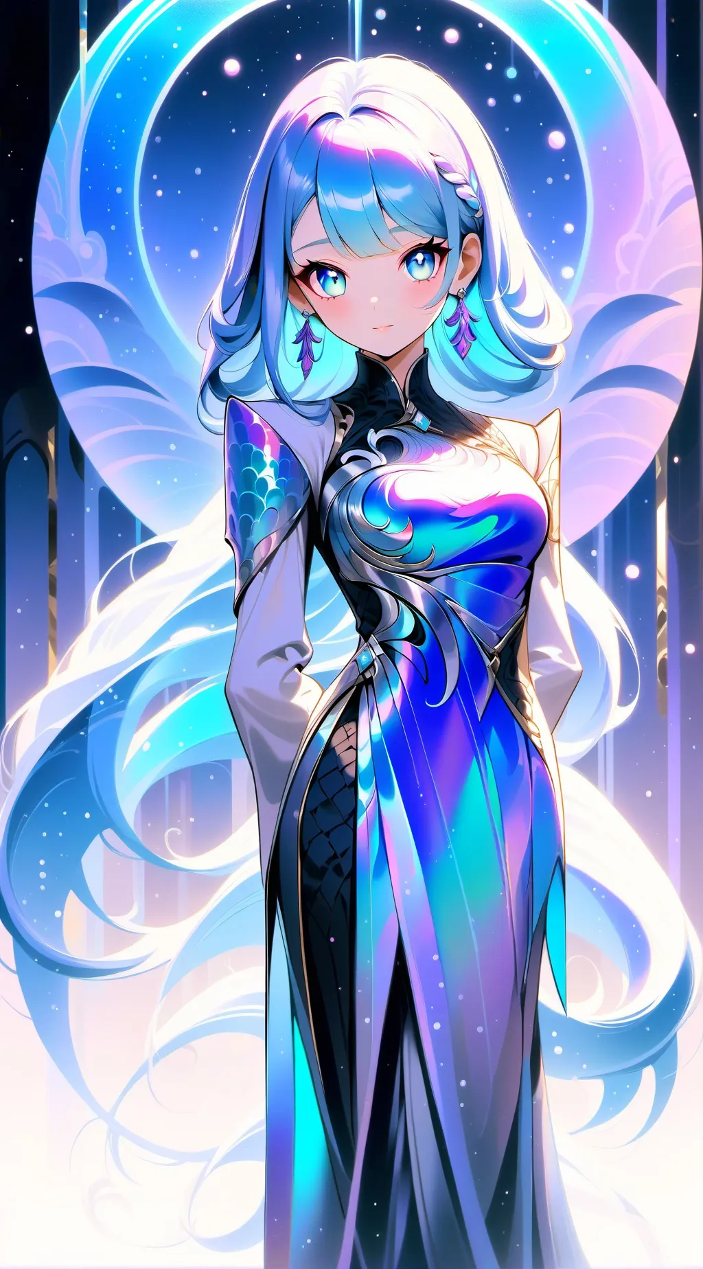 ai character: Crystal background
