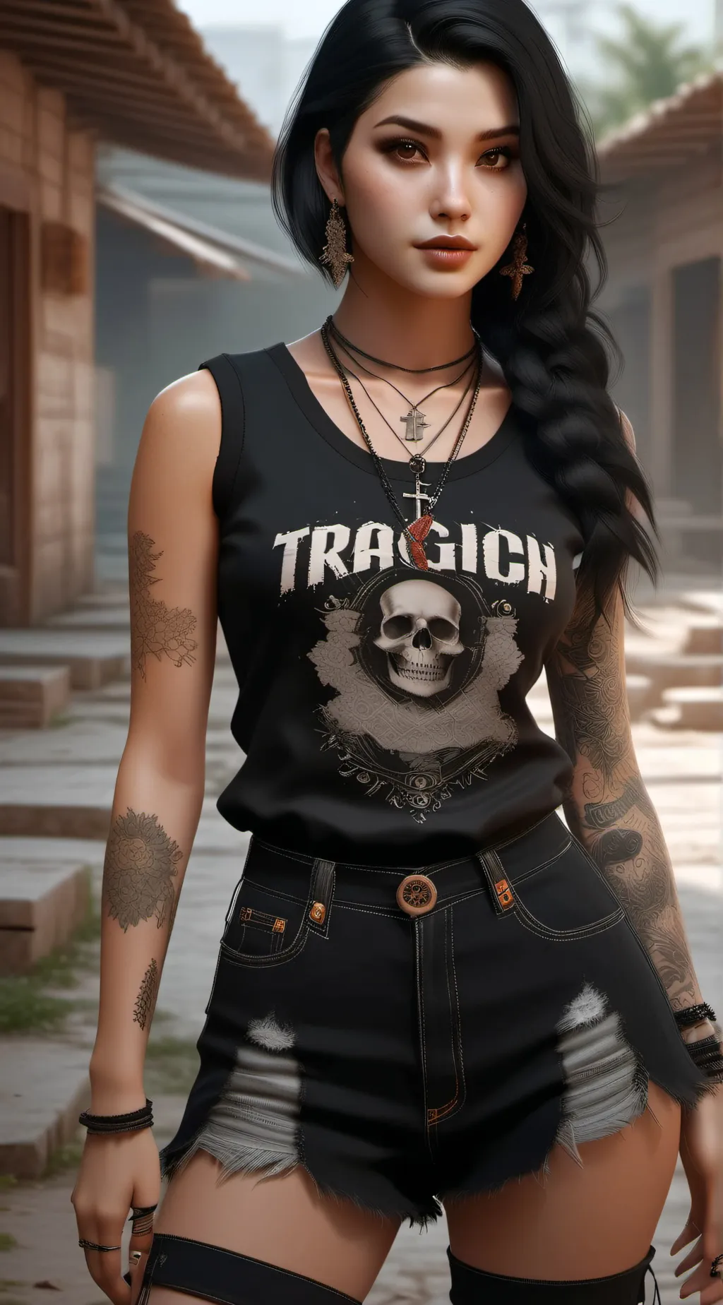 ai character: Amanda background