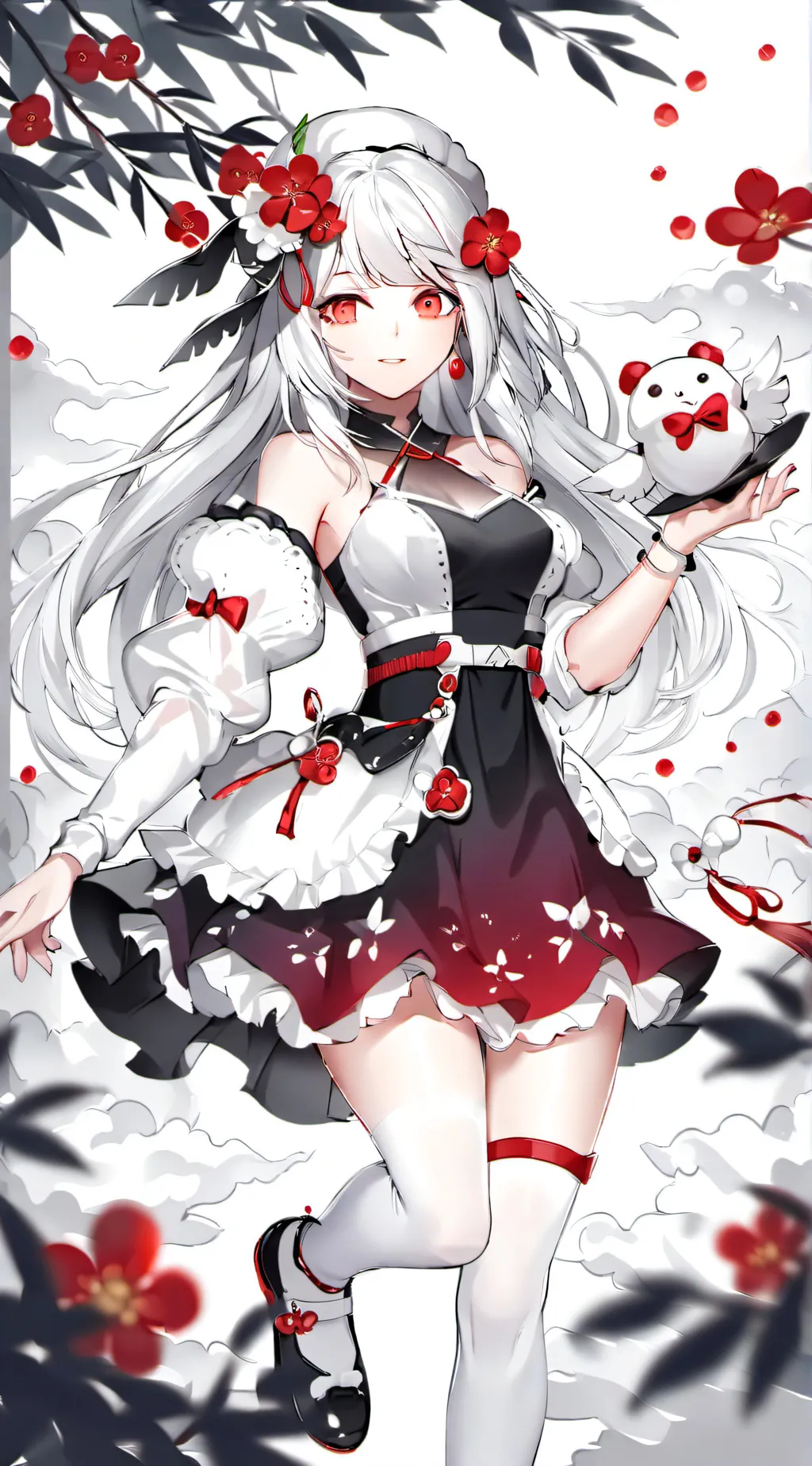 ai character: Angelina  background