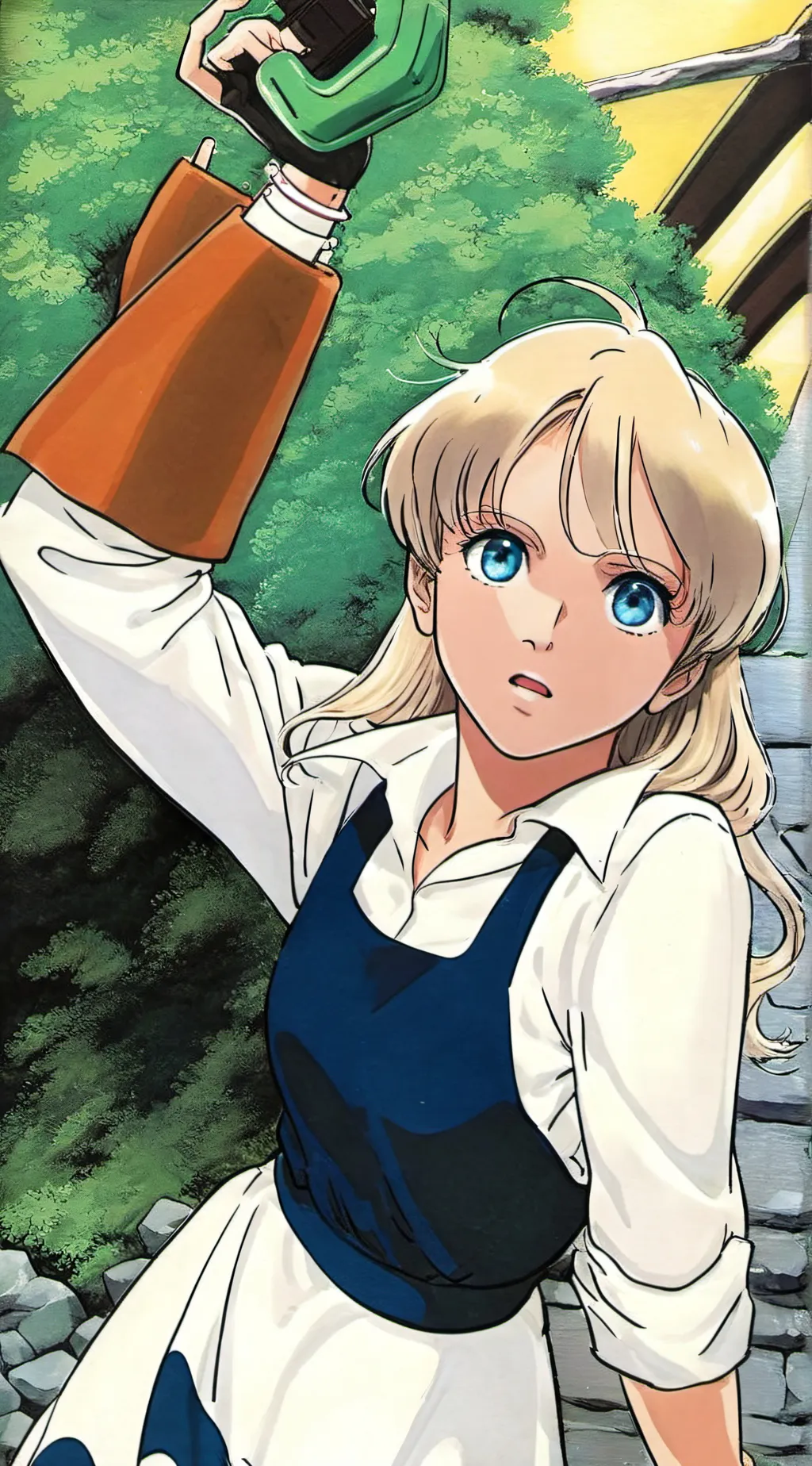 ai character: vinz and his girl  background