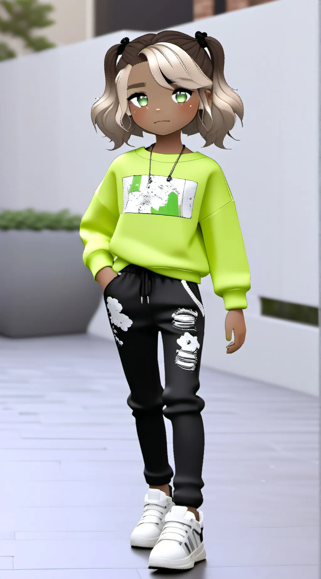 ai character: ☎︎❀Ryobic ❀☎︎ background