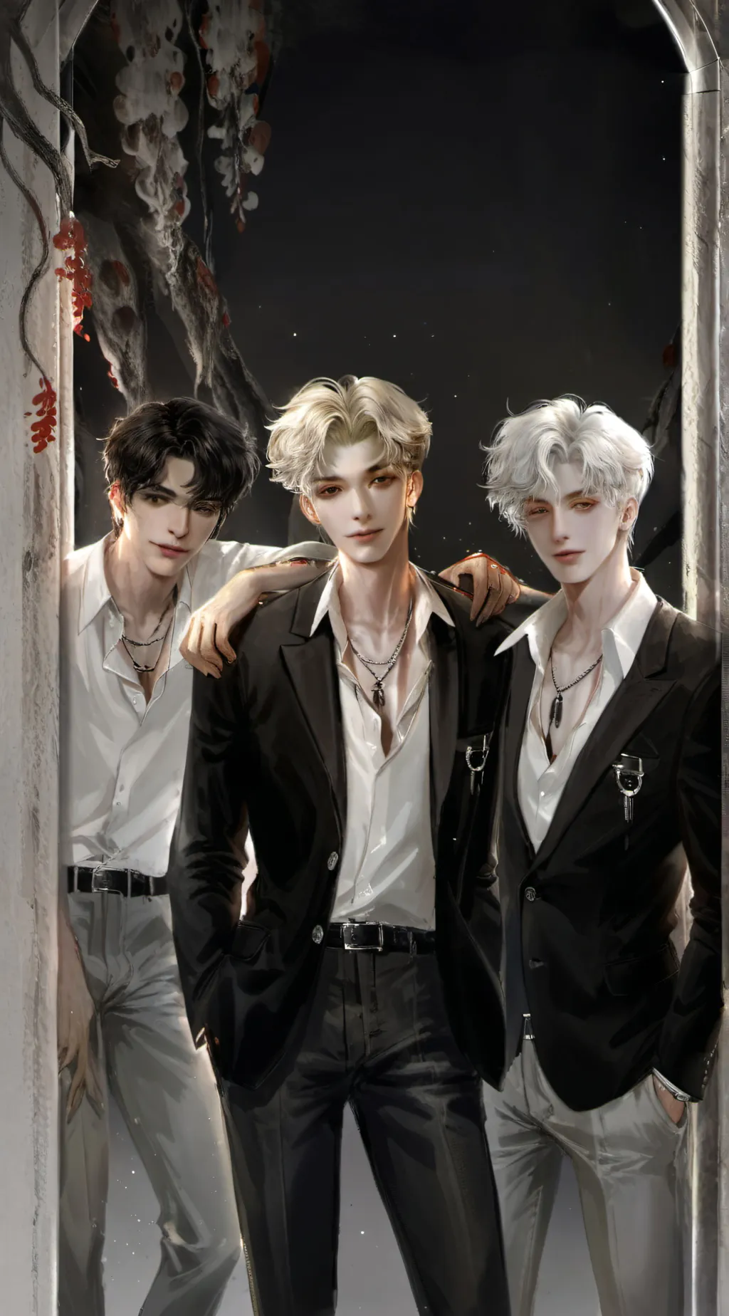 ai character: all boys school background