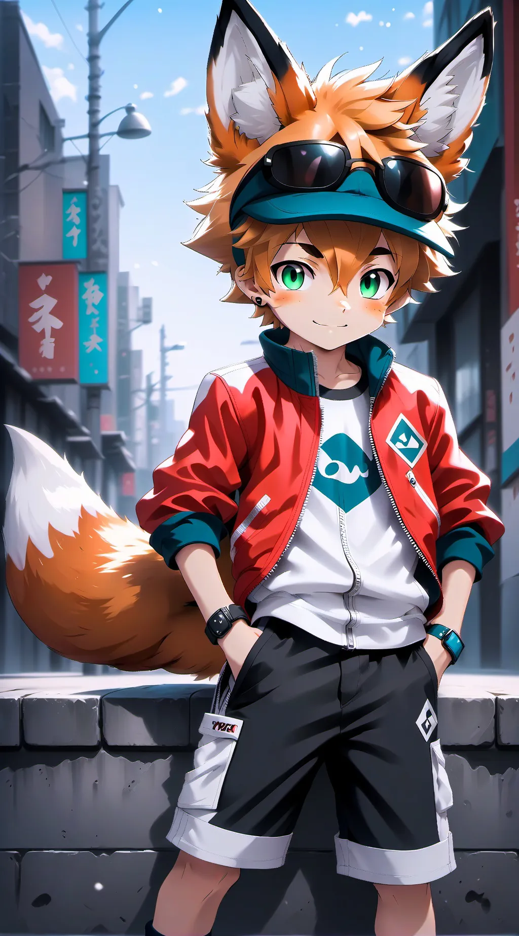 ai character: Fox-A background