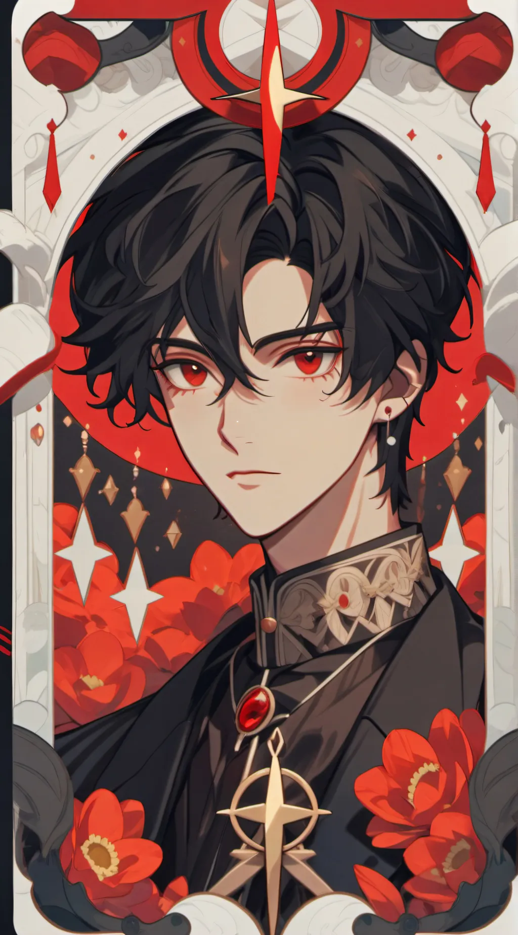 ai character: ××Leví×× background