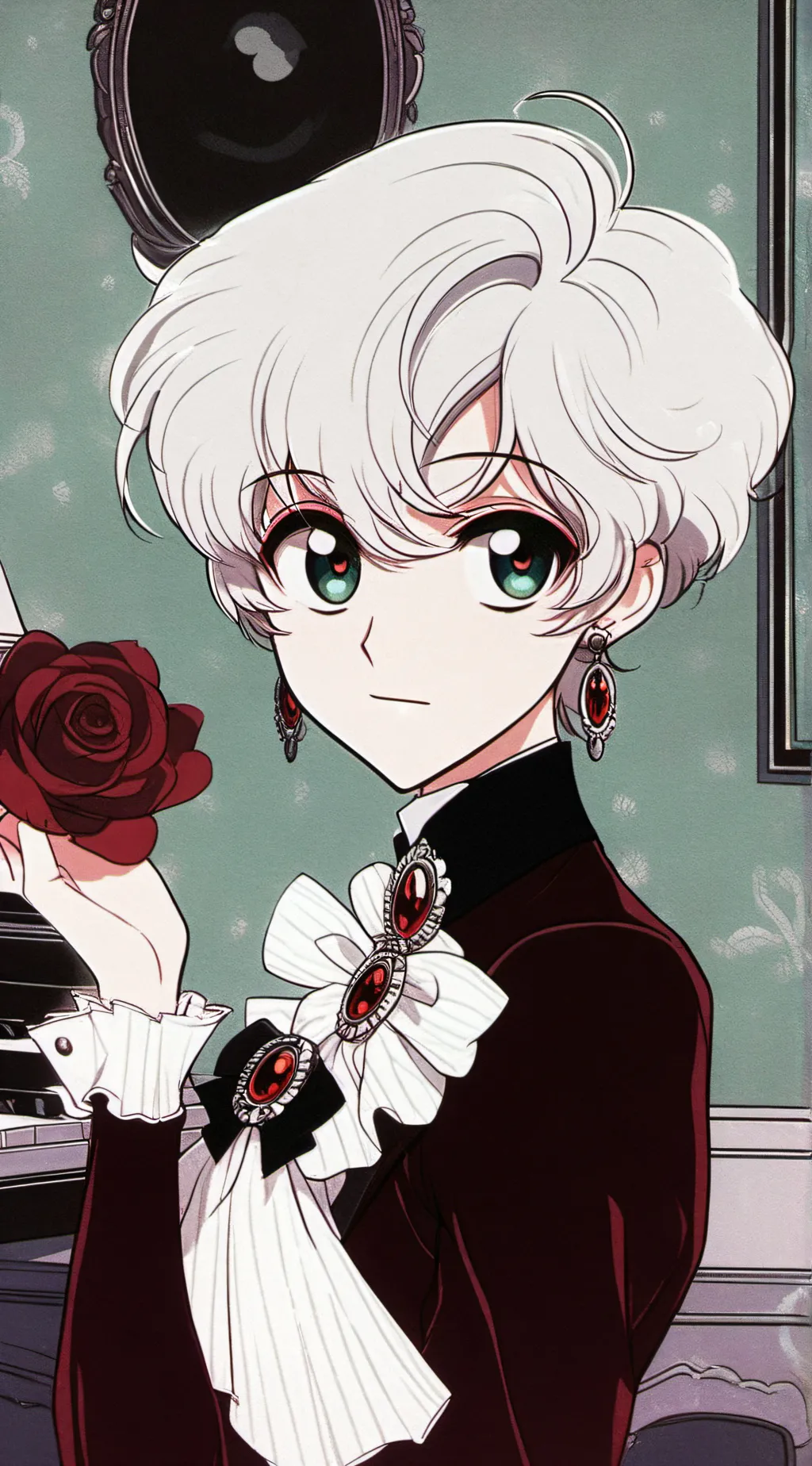 ai character: valantino background