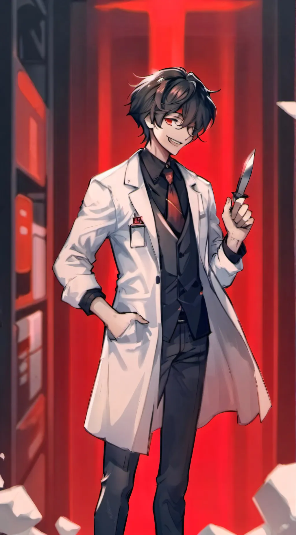 ai character: Damien background