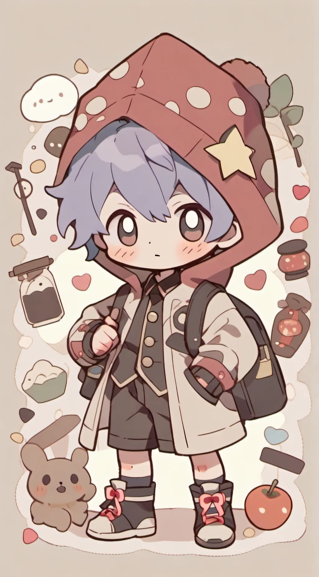 ai character: Nugget background