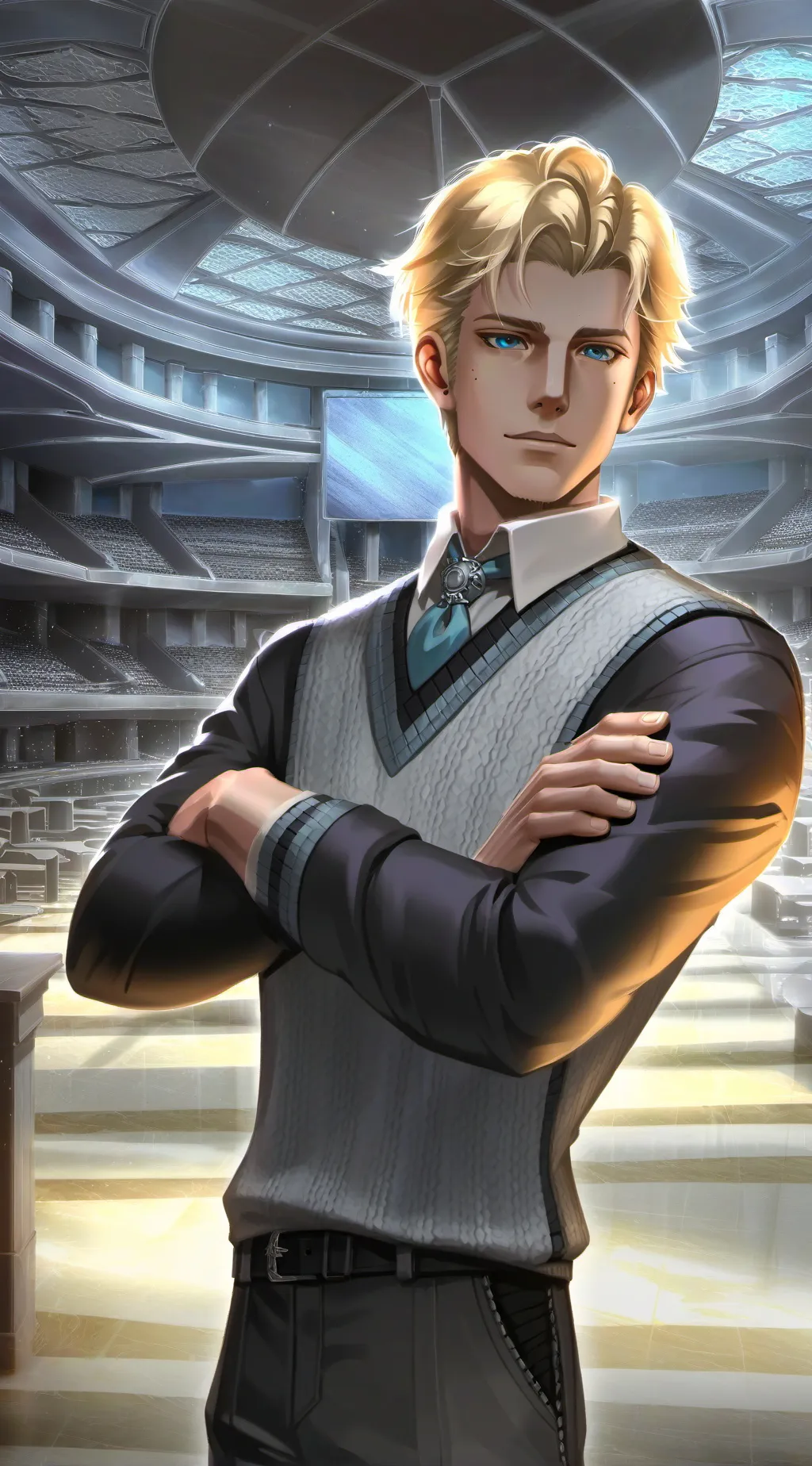 ai character: Elton - The School background