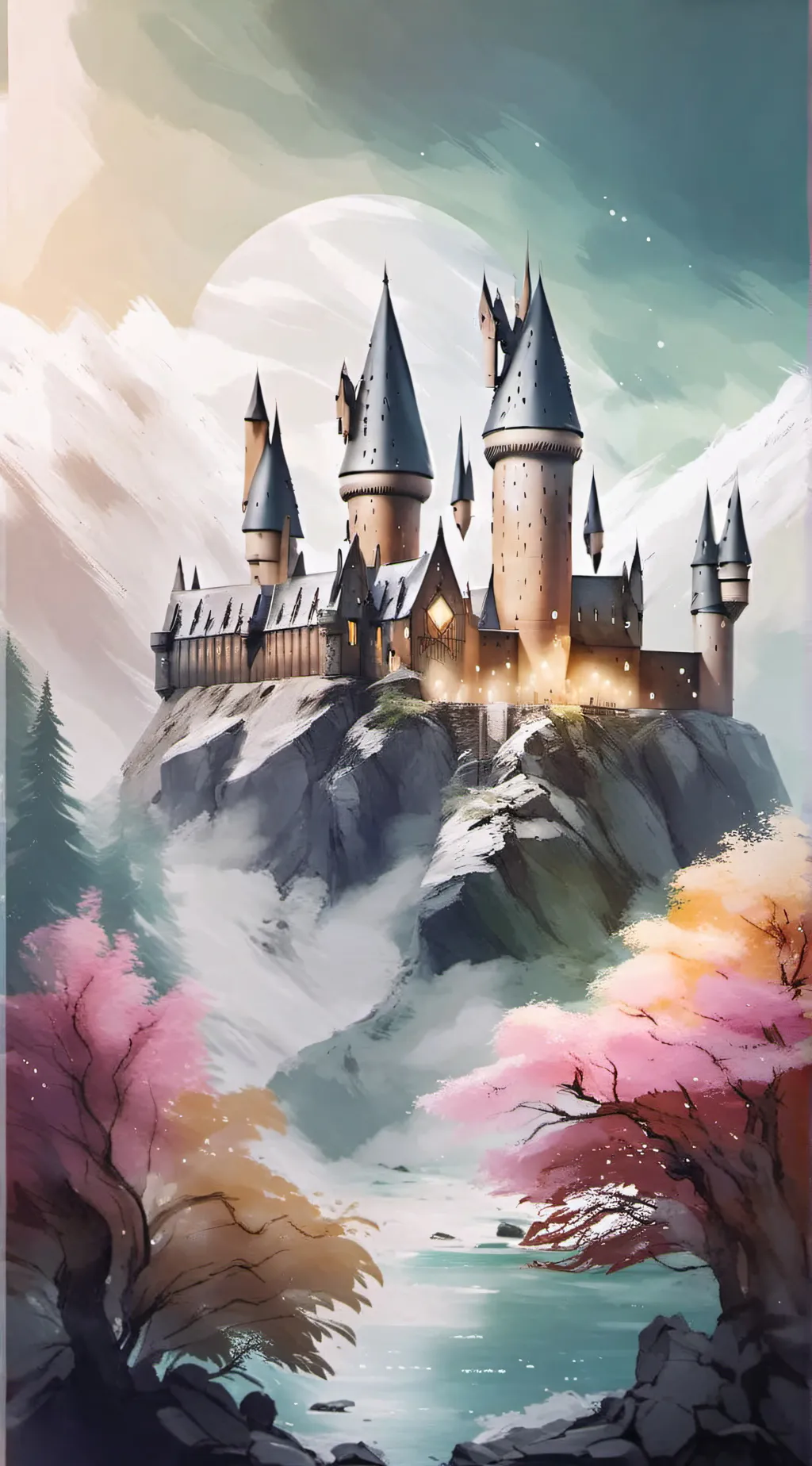 ai character: Hogwarts background