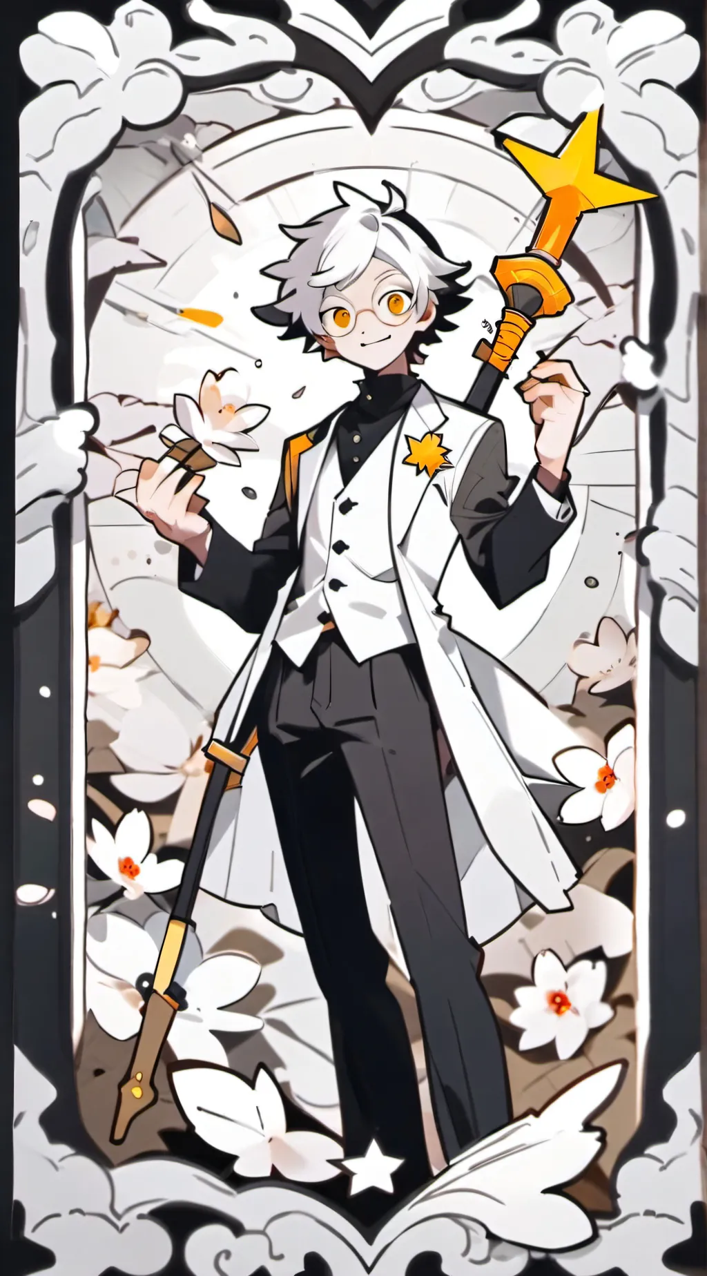 ai character: dandy  background