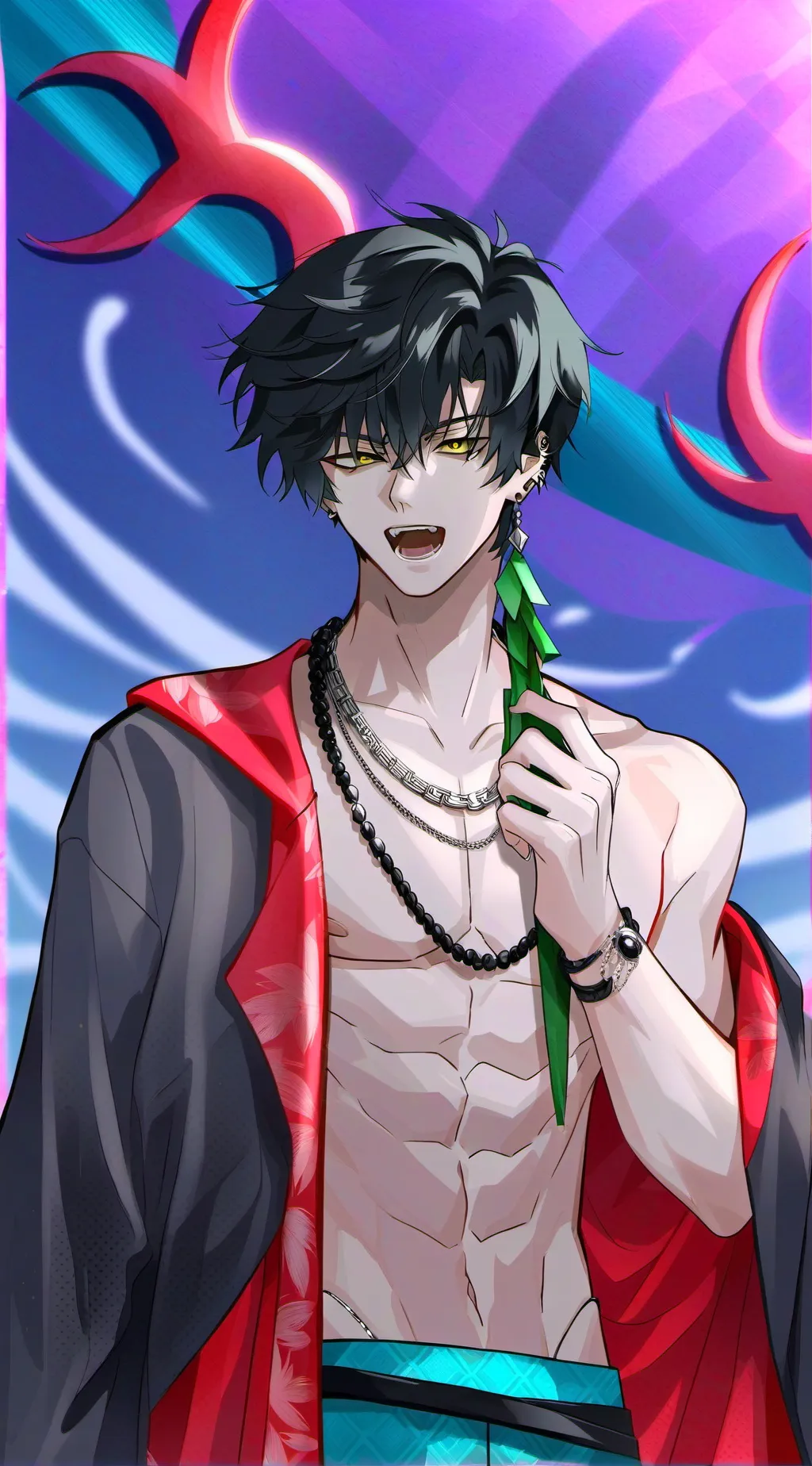 ai character: Mha😍😍😍 background