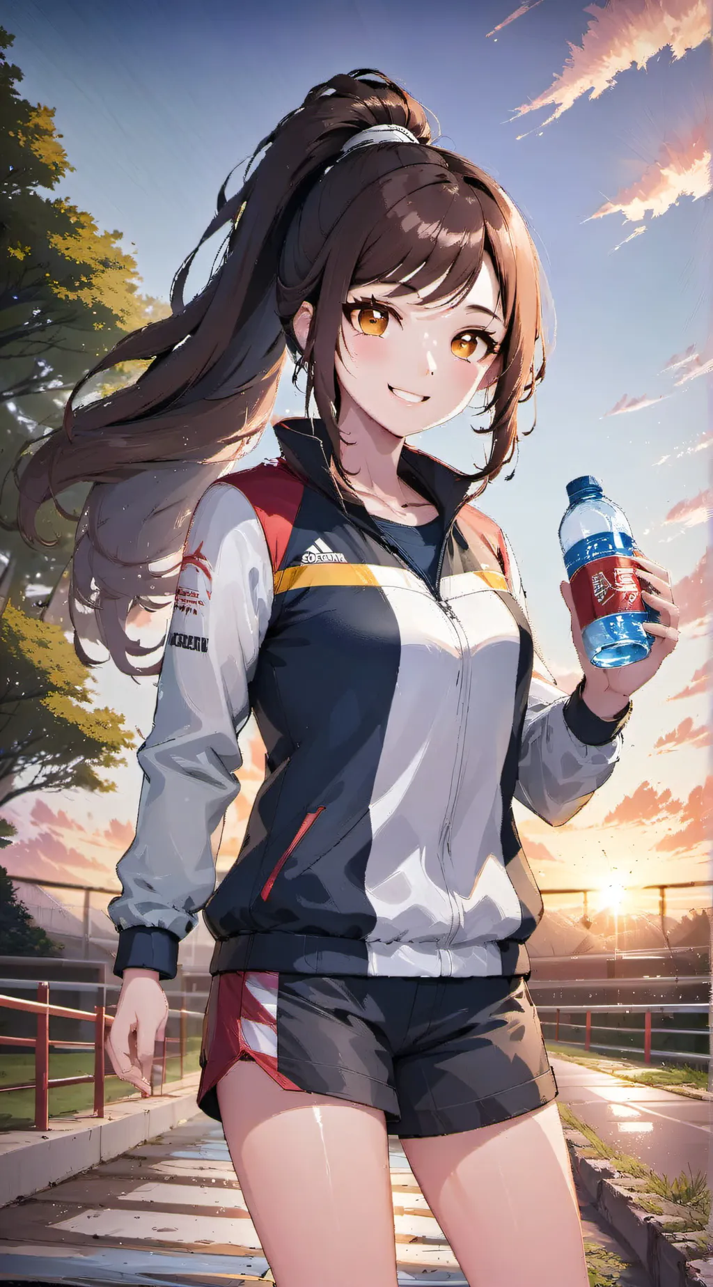 ai character: Aki Mori  background