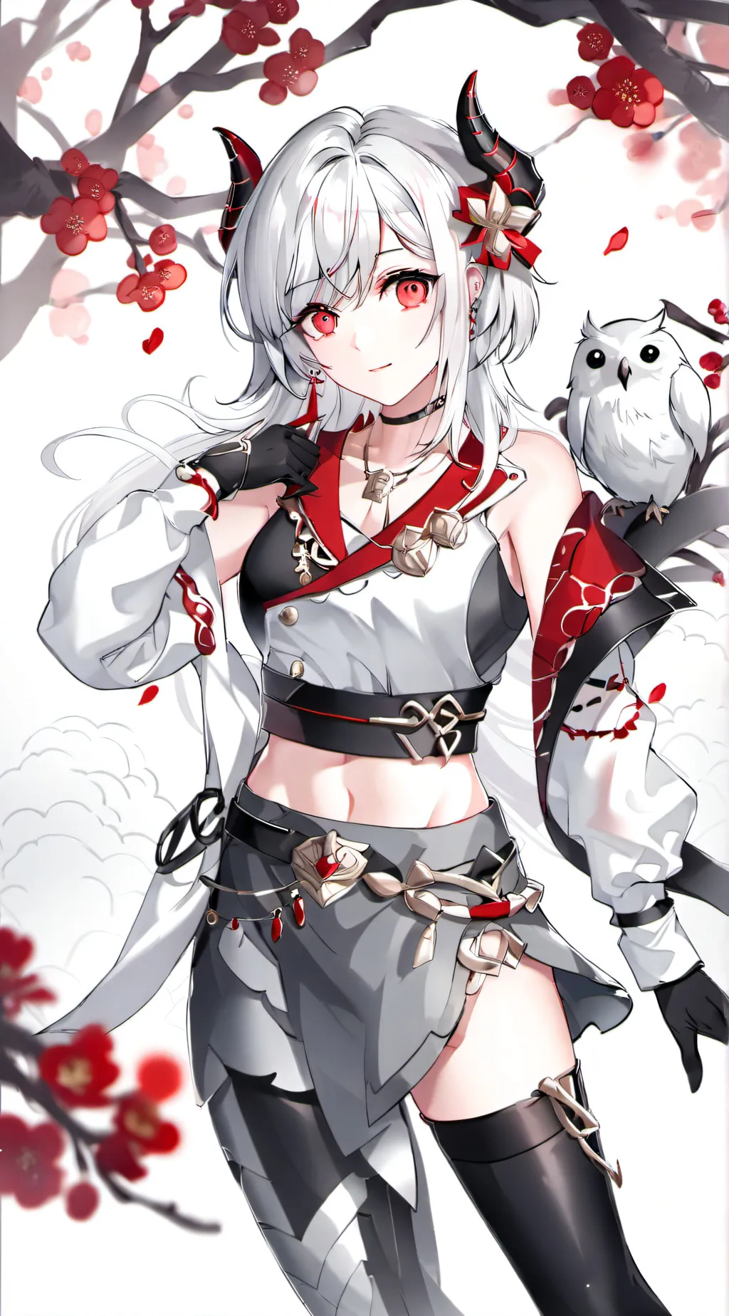 ai character: Sakura background