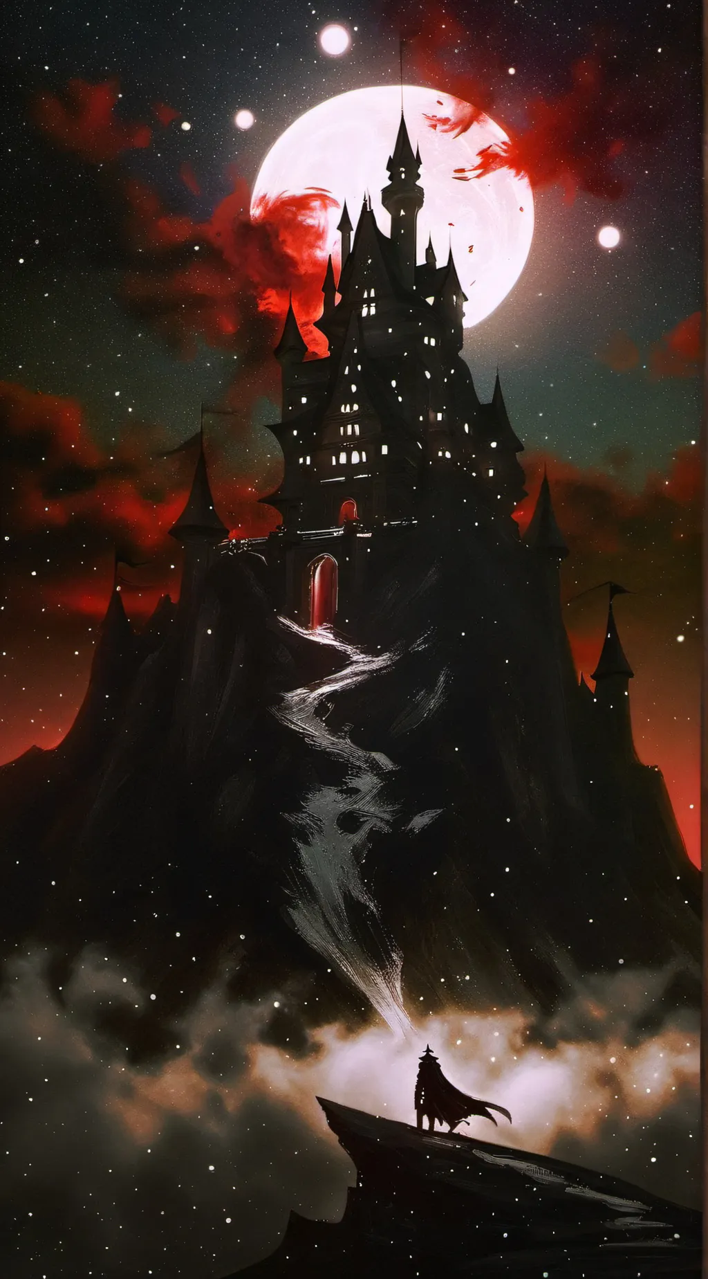 ai character: B.B. x Dracula background