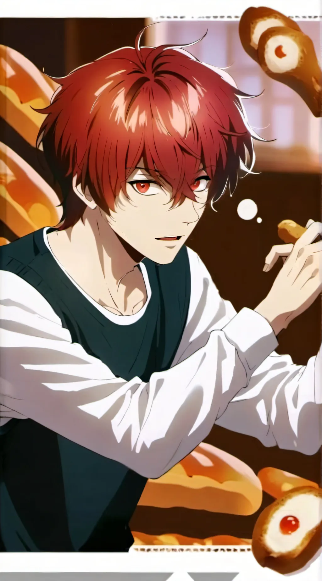 ai character: kiribaku  background